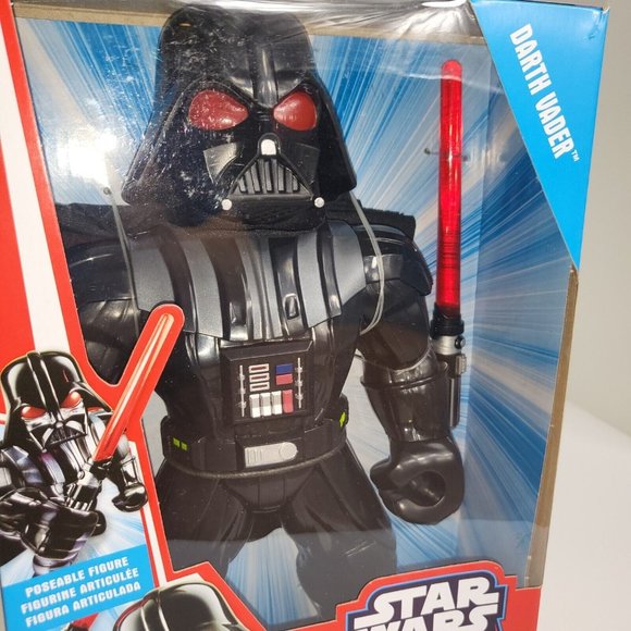 Star Wars Disney Darth Vader Galactic Heroes Mega Mighties 10" Action Figure New - Picture 2 of 15